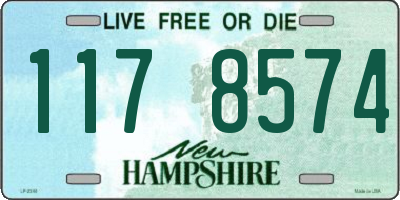 NH license plate 1178574