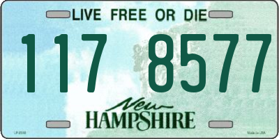 NH license plate 1178577