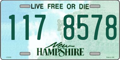 NH license plate 1178578