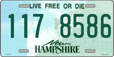 NH license plate 1178586