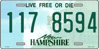 NH license plate 1178594