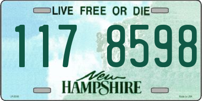 NH license plate 1178598