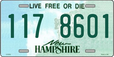 NH license plate 1178601