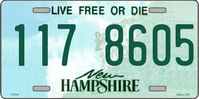 NH license plate 1178605