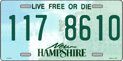 NH license plate 1178610