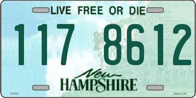 NH license plate 1178612