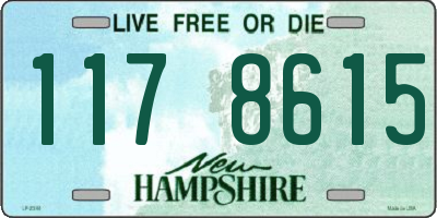 NH license plate 1178615