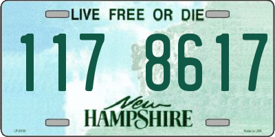 NH license plate 1178617