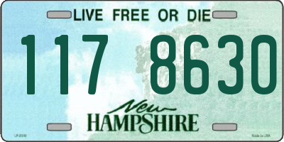NH license plate 1178630