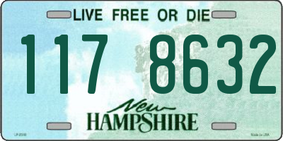 NH license plate 1178632