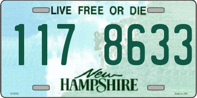 NH license plate 1178633