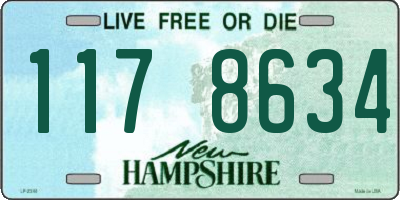 NH license plate 1178634