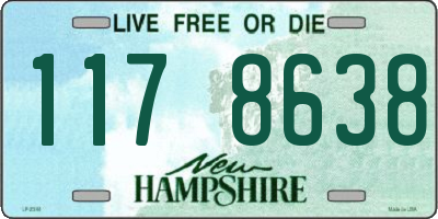 NH license plate 1178638