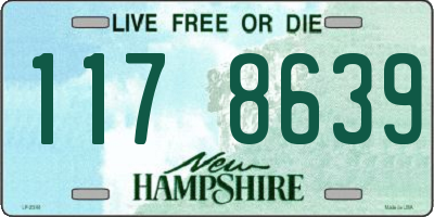 NH license plate 1178639