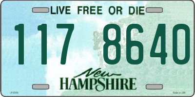 NH license plate 1178640