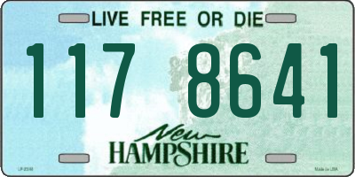 NH license plate 1178641