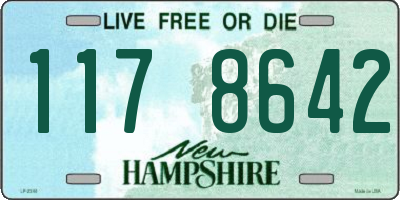 NH license plate 1178642