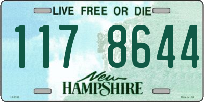 NH license plate 1178644