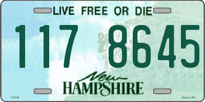 NH license plate 1178645