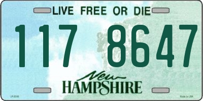 NH license plate 1178647