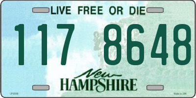 NH license plate 1178648