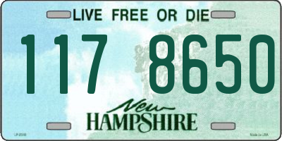 NH license plate 1178650