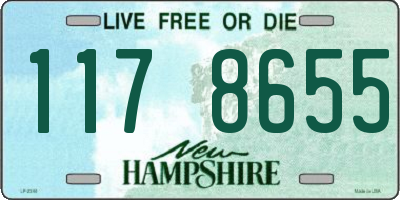 NH license plate 1178655