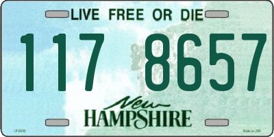 NH license plate 1178657