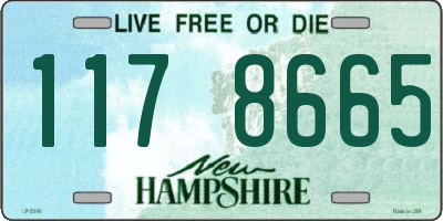 NH license plate 1178665