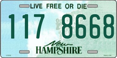 NH license plate 1178668