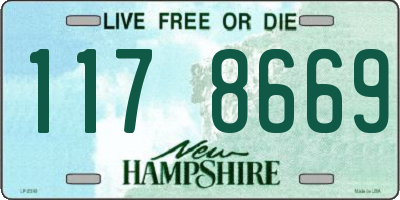 NH license plate 1178669