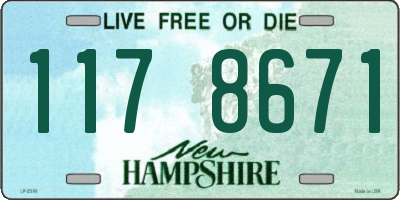 NH license plate 1178671