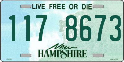 NH license plate 1178673