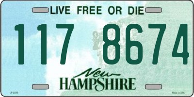 NH license plate 1178674