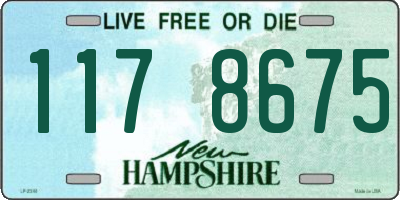 NH license plate 1178675