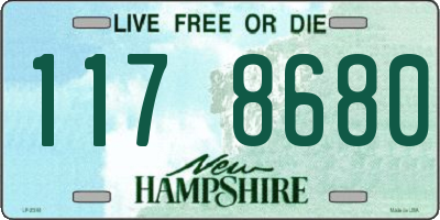 NH license plate 1178680