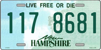 NH license plate 1178681