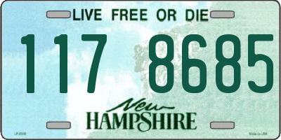 NH license plate 1178685