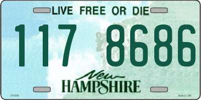 NH license plate 1178686