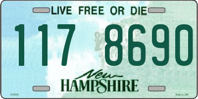 NH license plate 1178690