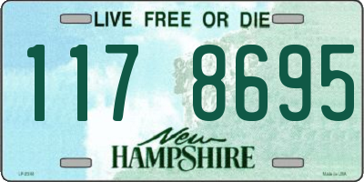 NH license plate 1178695