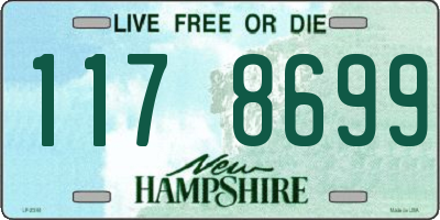 NH license plate 1178699