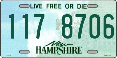 NH license plate 1178706