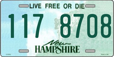 NH license plate 1178708