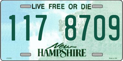NH license plate 1178709