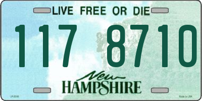 NH license plate 1178710