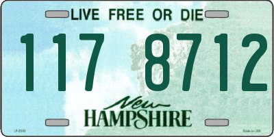 NH license plate 1178712