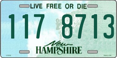 NH license plate 1178713