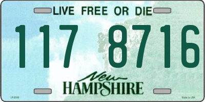 NH license plate 1178716