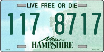 NH license plate 1178717